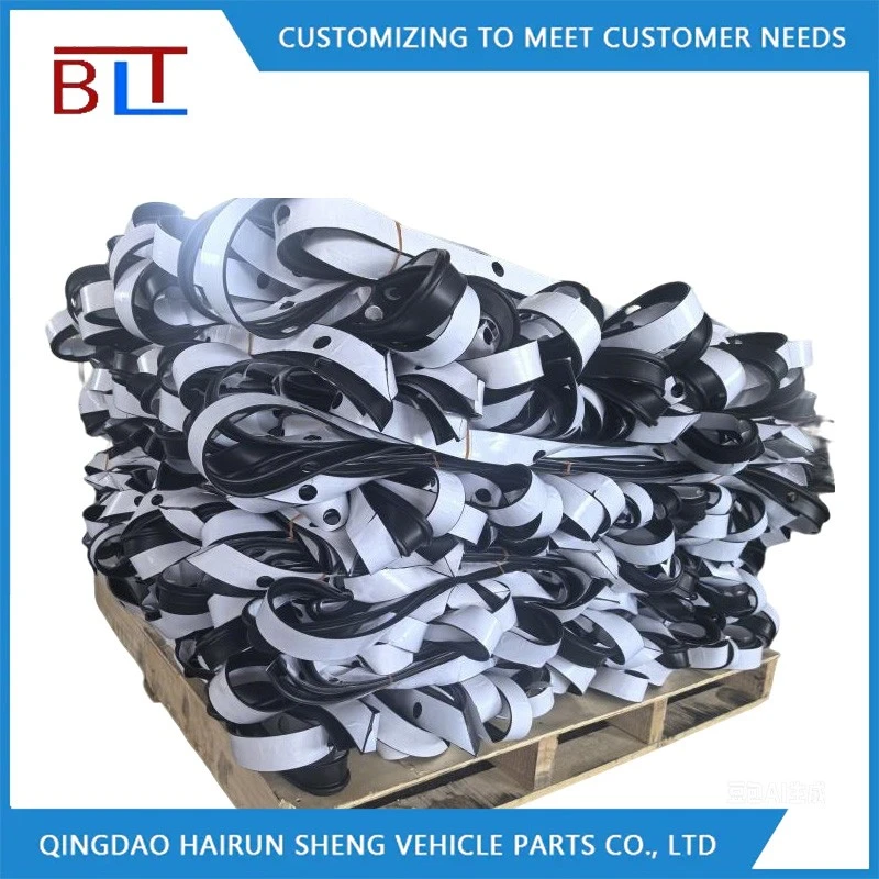 Pre-drilled self-adhesive container rubber weatherstrip